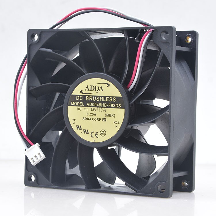 ADDA AD0948HB-F93DS 92x92x38mm 48V DC Industrial Cooling Fan