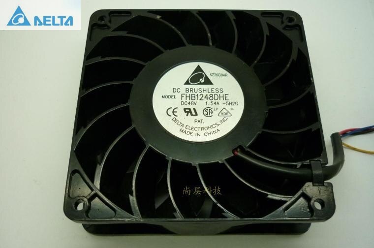 Delta FHB1248DHE 12038 120x120x38mm 48V DC 1.54A Axial Cooling Fan