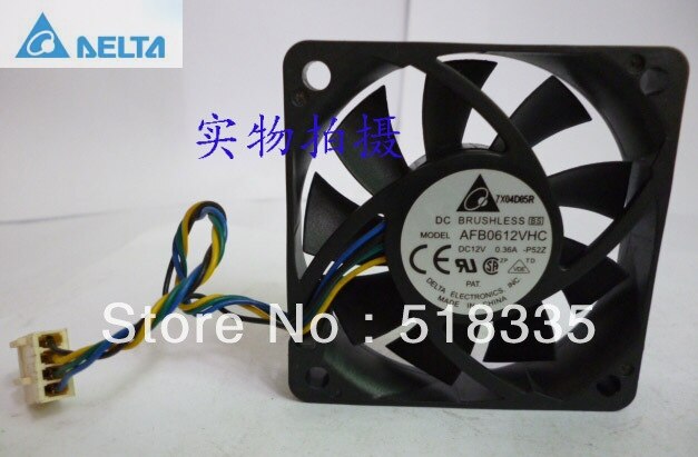 Delta AFB0612VHC 60x60x13mm 12V DC 0.24A Axial Cooling Fan