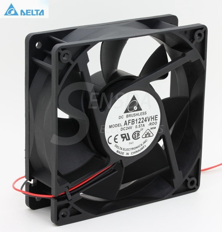 Delta AFB1224VHE 120x120x38mm 24V DC 0.57A Axial Cooling Fan