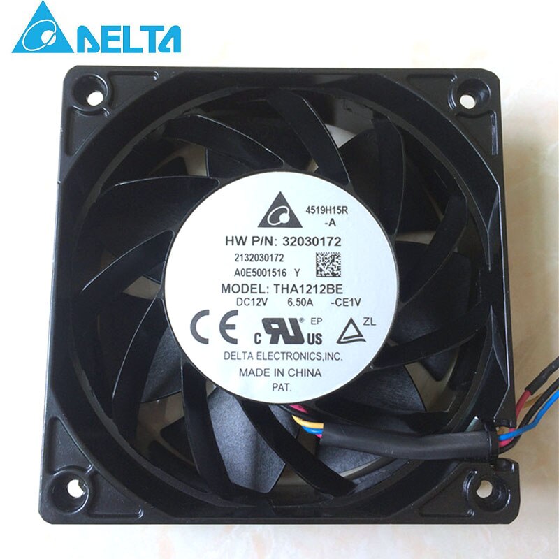 Delta THA1212BE 120x120x38mm 12V DC 6.50A Axial Cooling Fan