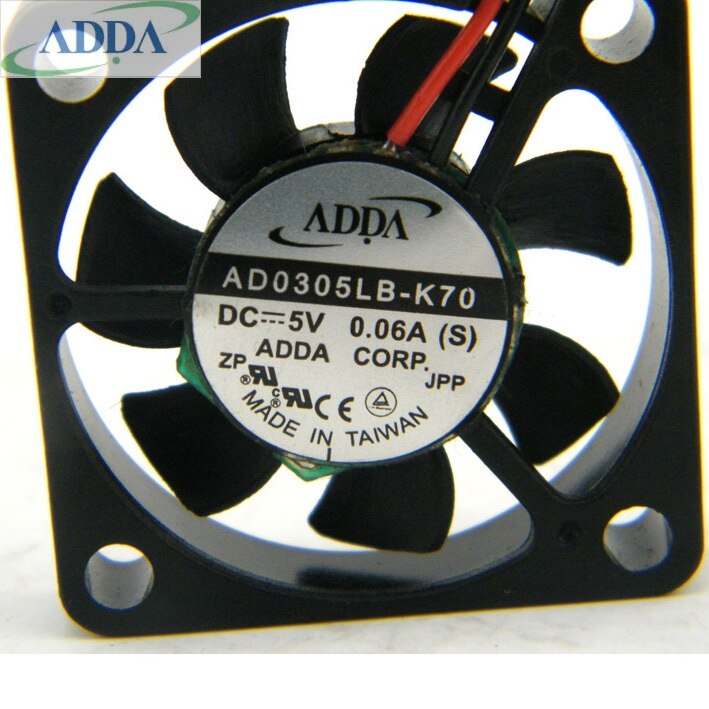 ADDA AD0305LB-K70 30x30x10mm 5V DC 0.06A Axial Cooling Fan