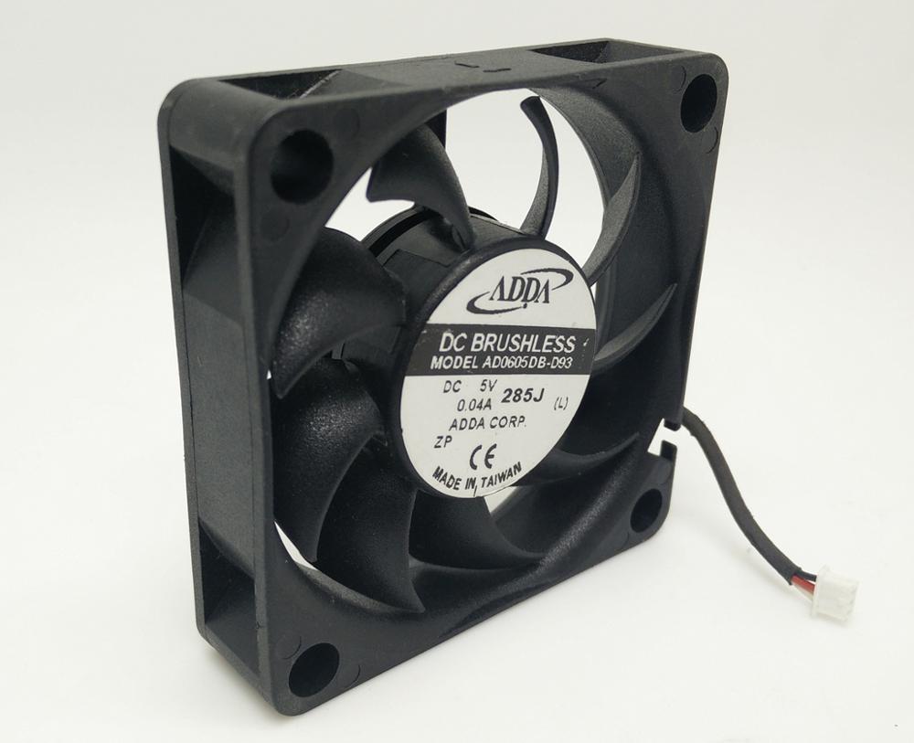 ADDA AD0605DB-D93 60x60x15mm 5V DC 0.04A Axial Cooling Fan