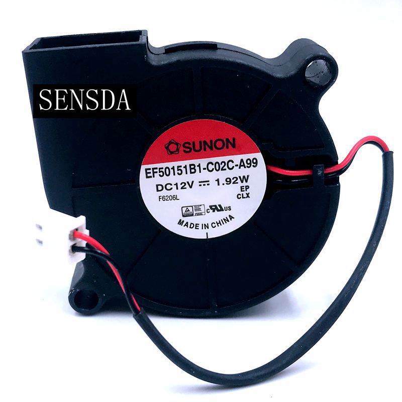 SUNON EF50151B1-C02C-A99 50x50x15mm 12V DC Axial Cooling Fan