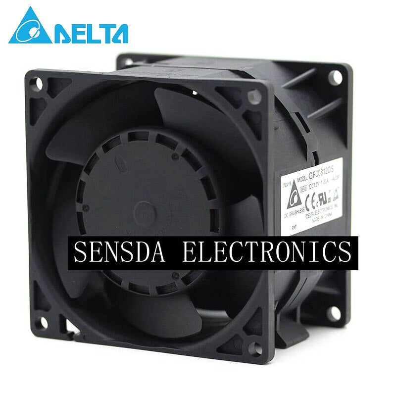 Delta GFC0812DS 80x80x55mm 12V DC 2.6A Axial Cooling Fan
