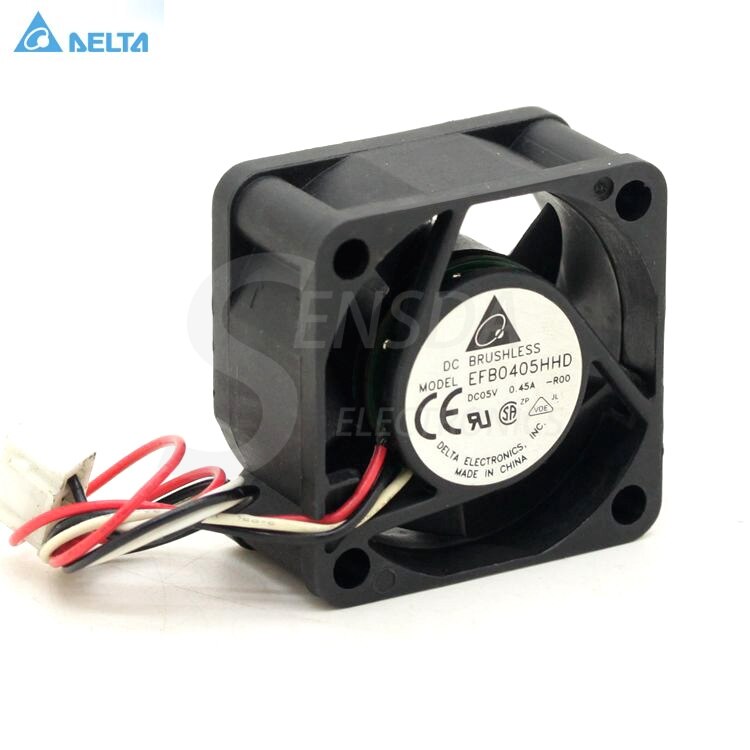 Delta EFB0405HHD 40x40x20mm 5V DC 0.45A Axial Cooling Fan
