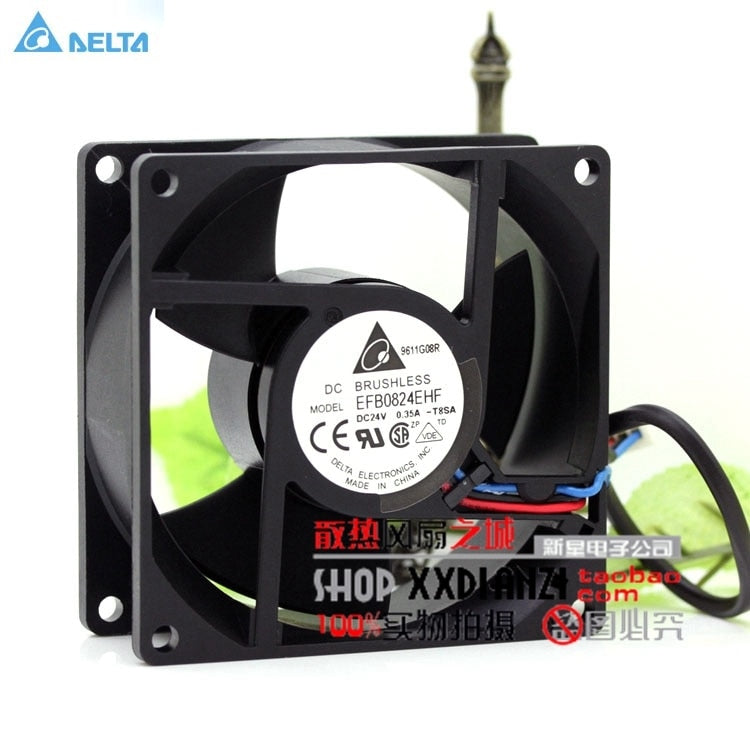 Delta EFB0824EHF 80x80x32mm 24V DC 0.35A Axial Cooling Fan