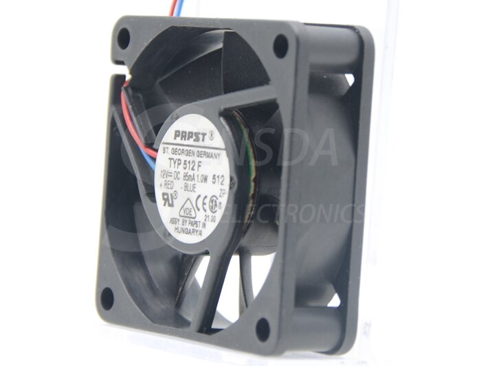 PAPST PAPST 50x50x15mm 12V DC 0.85A 3-Wire Axial Cooling Fan