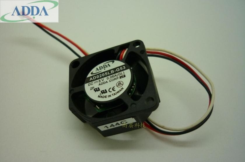 ADDA AD0205LB-G53 5V DC 25x25x10mm Brushless Cooling Fan