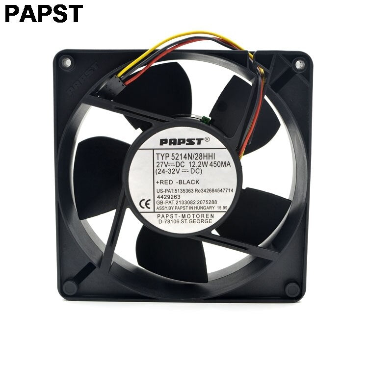 ebm-papst 5214NH/28HHI 52x52x14mm 24V DC Axial Cooling Fan