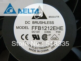 Delta FFB1212EHE 120x120x38mm 12V DC 3.00A Axial Cooling Fan
