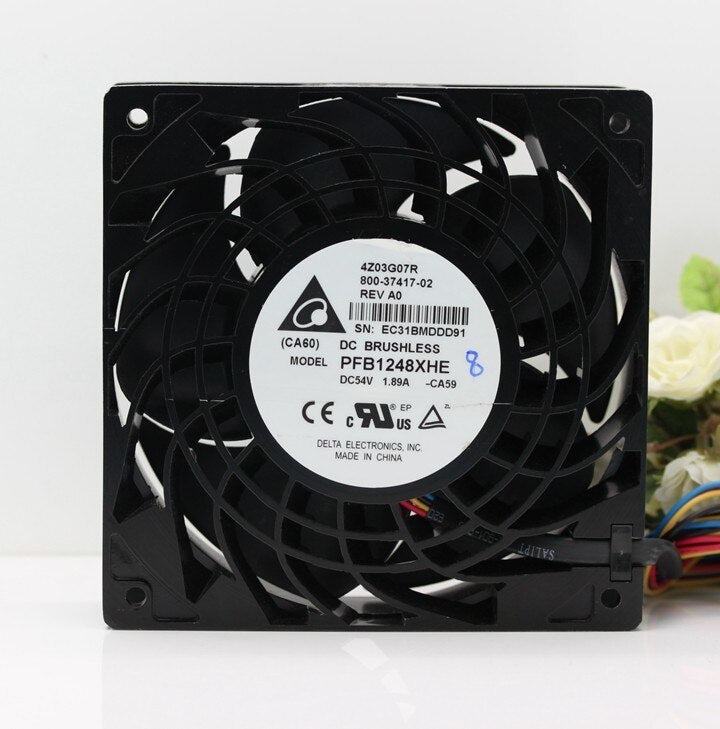 Delta PFB1248XHE 120x120x38mm 48V DC 1.92A Axial Cooling Fan