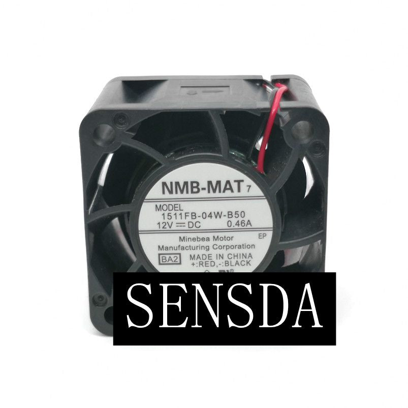 NMB 1511FB-04W-B50 38x38x28mm 12V DC 0.46A Axial Cooling Fan