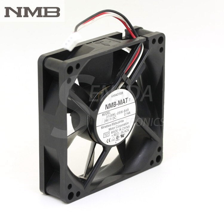 NMB 3108NL-05W-B49 80x80x20mm 24V DC 0.14A Axial Cooling Fan