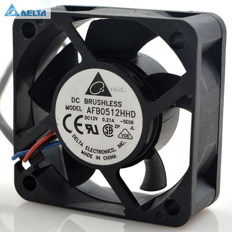 Delta AFB0512HHD 50x50x25mm 12V DC 0.21A Axial Cooling Fan