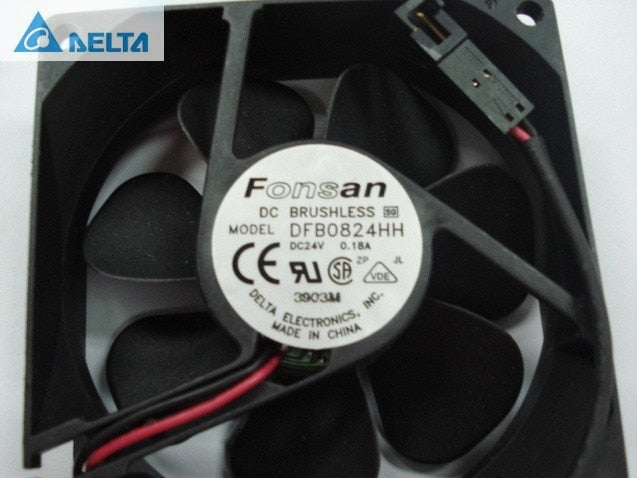 Delta DFB0824HH 80x80x25mm 24V DC 0.18A Axial Cooling Fan
