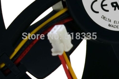 Delta AUB0912L 90x90x25mm 12V DC 3-Wire Axial Cooling Fan