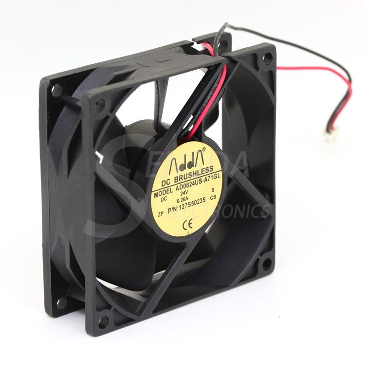 ADDA AD0824US-A71GL 80x80x25mm 24V DC 0.26A Axial Cooling Fan