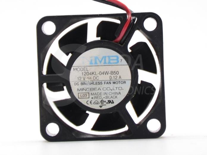 NMB 1204KL-04W-B50 12V DC 0.12A Axial Cooling Fan