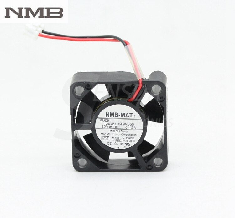 NMB 1204KL-04W-B50 30x30x10mm 12V DC 0.12A Axial Cooling Fan