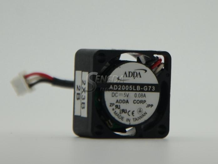 ADDA AD2005LB-G73 20x20x10mm 5V DC 0.08A 3-Wire Axial Cooling Fan