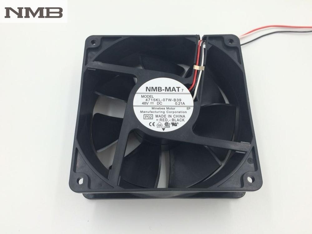NMB 4715KL-07W-B39 120x120x38mm 48V DC 0.21A Axial Cooling Fan