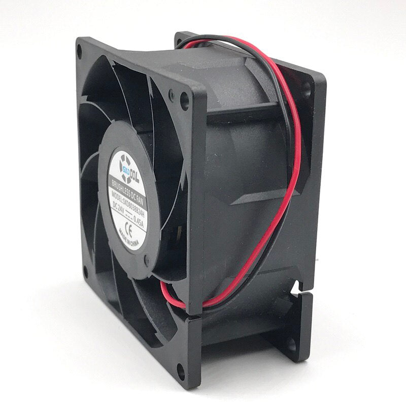 SXDOOL SXD8038B24H 24V DC 80x80x38mm Brushless Cooling Fan