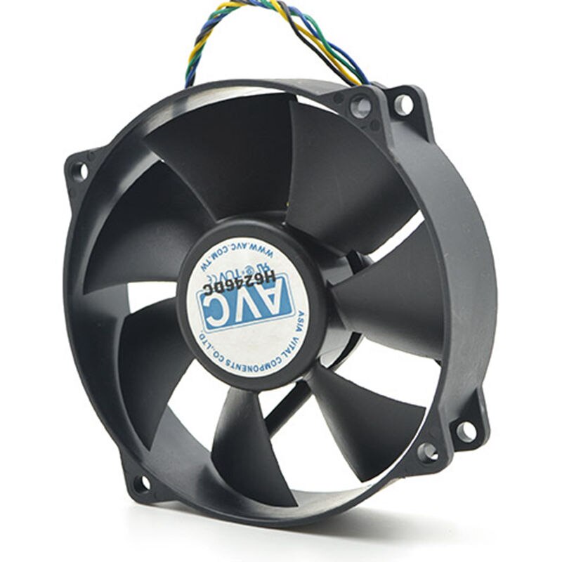 AVC DA09025T12U 92x92x25mm 12V DC 0.70A 4-Wire Axial Cooling Fan