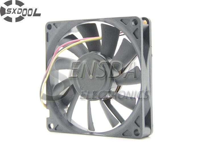 80x80x15mm 12V DC 0.12A 3-Wire Axial Cooling Fan