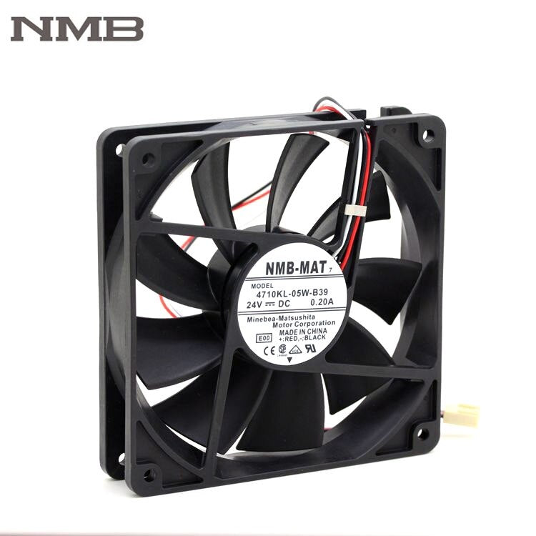 NMB 4710KL-05W-B39 47x47x10mm 24V DC 3-Wire Axial Cooling Fan