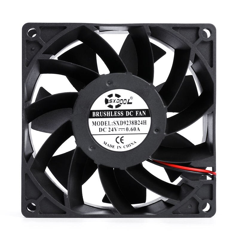 SXDOOL SXD9238B24H 24V DC 92x92x38mm Brushless Cooling Fan