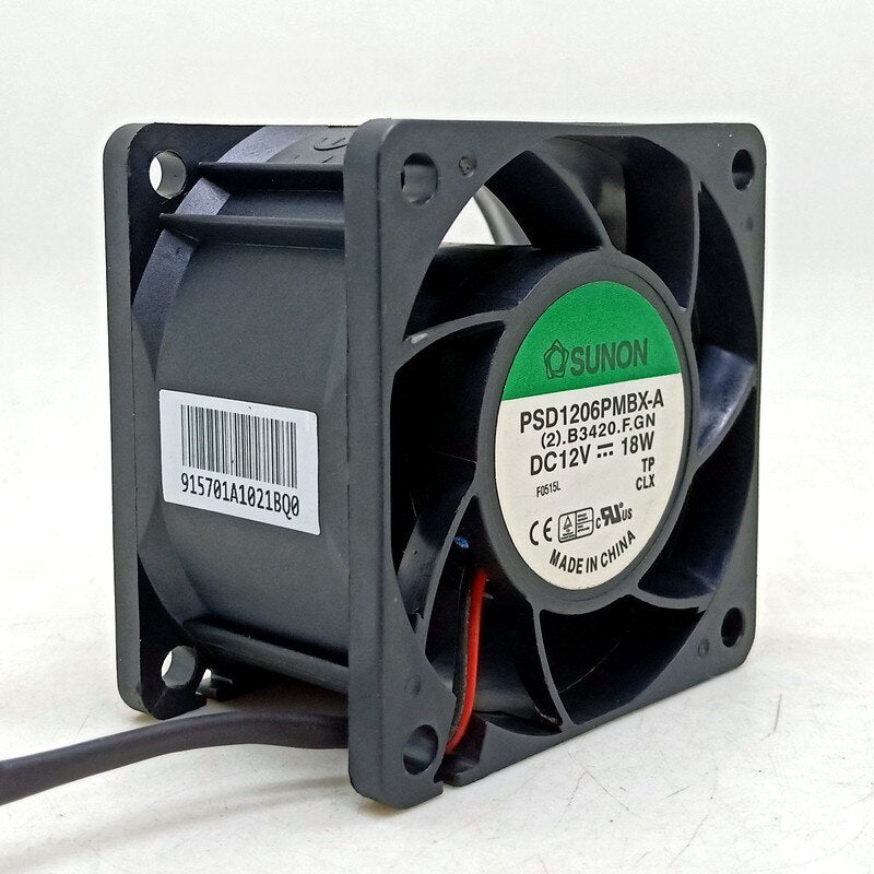 SUNON PSD1206PMBX-A 60x60x38mm 12V DC Axial Cooling Fan