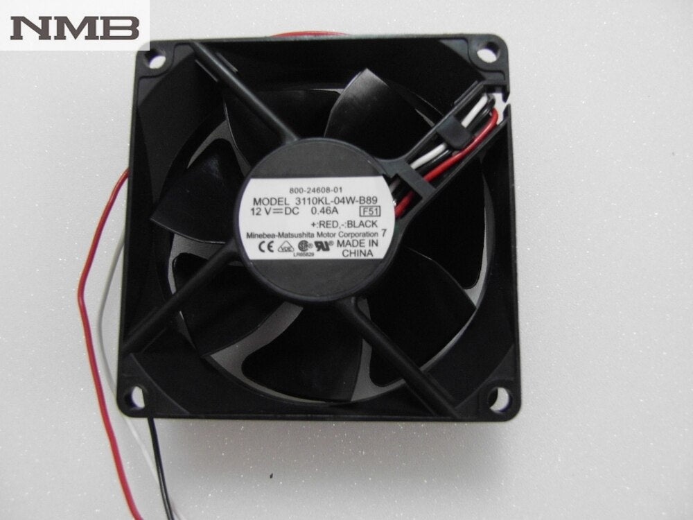 NMB 3110KL-04W-B89 31x31x10mm 12V DC 0.46A Axial Cooling Fan