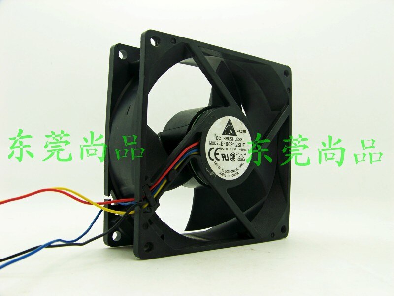 Delta EFB0912SHF 90x90x32mm 12V DC 0.75A Axial Cooling Fan