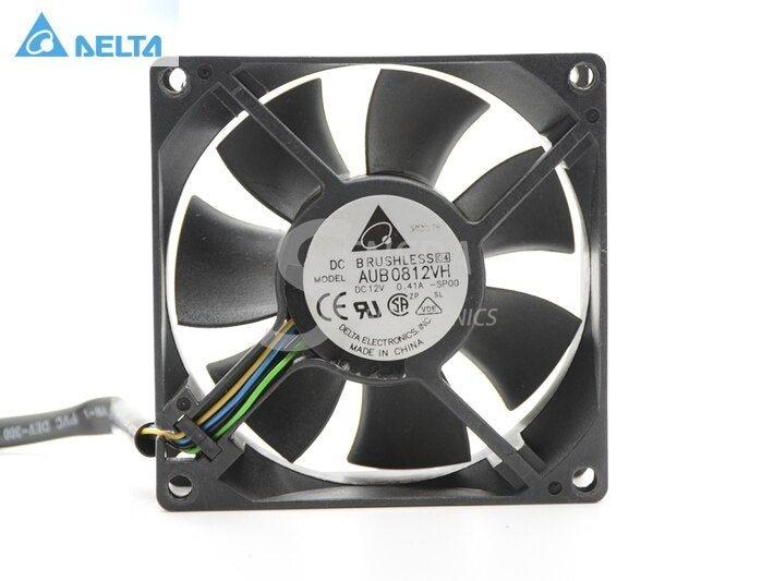 Delta AUB0812VH 80x80x25.4mm 12V DC 0.41A Axial Cooling Fan