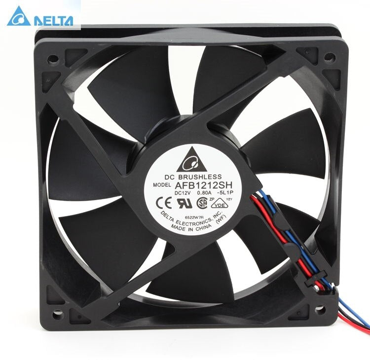 Delta AFB1212SH 120x120x25.4mm 12V DC 0.53A DC Axial Fan