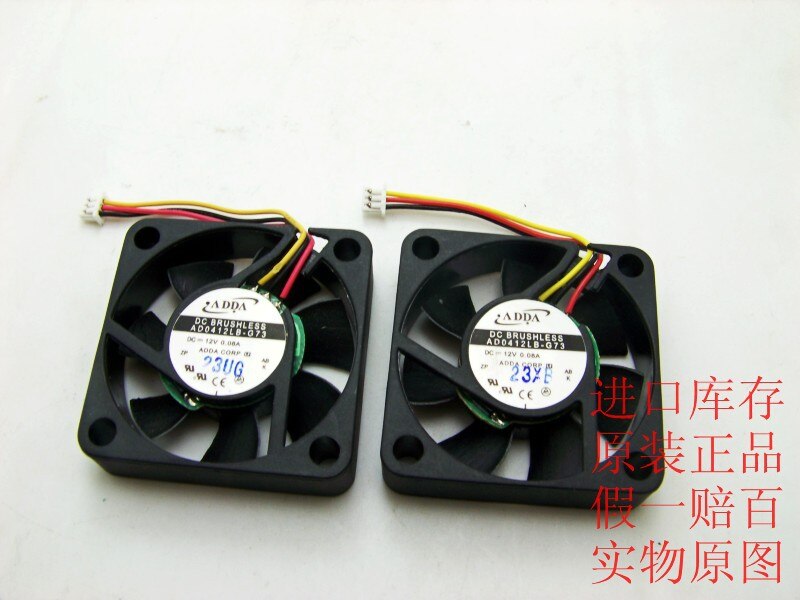 ADDA AD0412LB-G73 12V DC 0.08A Axial Cooling Fan