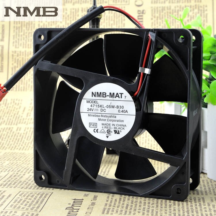 NMB 4715KL-05W-B30 120x120x38mm 24V DC 0.4A Axial Cooling Fan