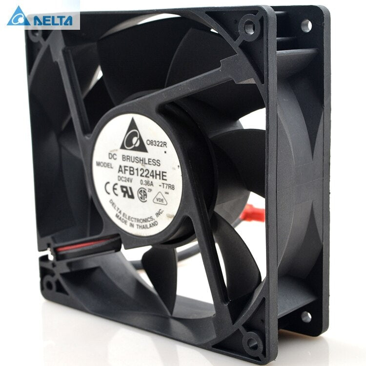 Delta AFB1224HE 120x120x38mm 24V DC 0.36A Axial Cooling Fan