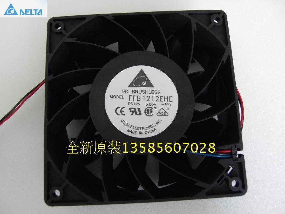 Delta FFB1212EHE 120x120x38mm 12V DC 3.0A Axial Cooling Fan