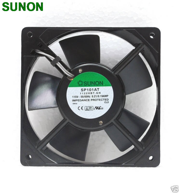 SUNON SP101AT 120x120x25mm 115V AC Axial Cooling Fan