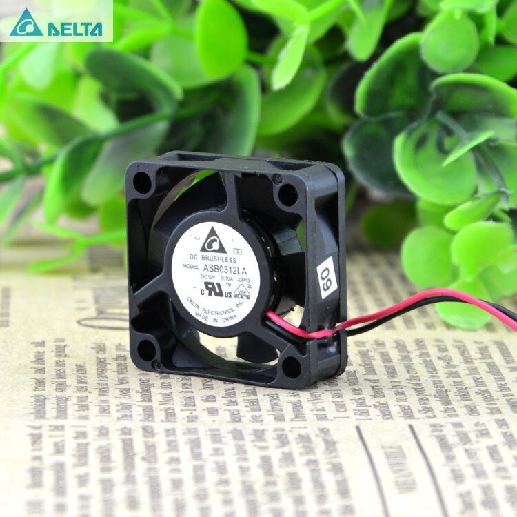 Delta ASB0312HA-DF00 30x30x10mm 12V DC 0.070A 3-Wire Axial Cooling Fan