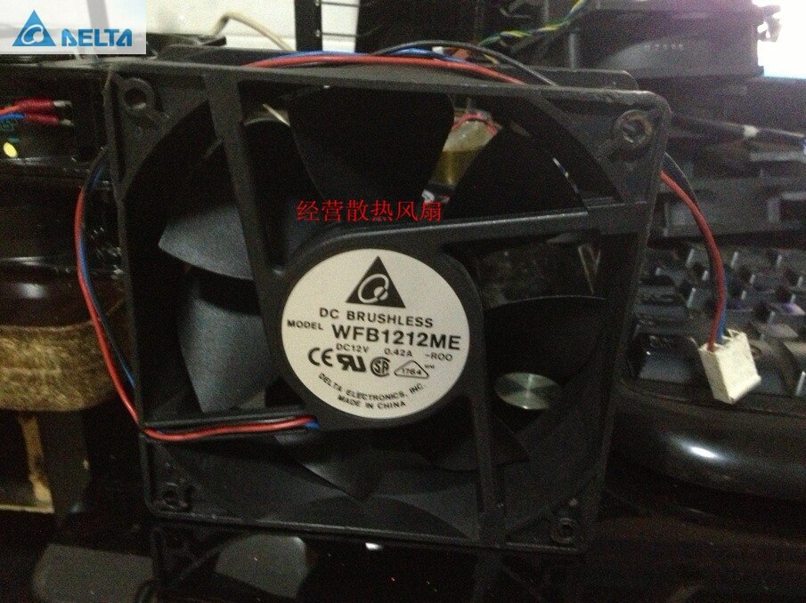 Delta WFB1212ME 120x120x38mm 12V DC 0.42A Axial Cooling Fan
