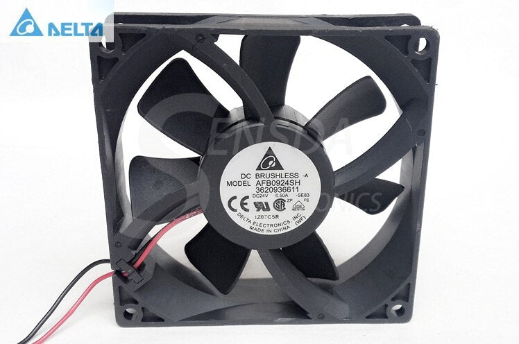 Delta AFB0924SH 90x90x25mm 24V DC 0.50A Axial Cooling Fan