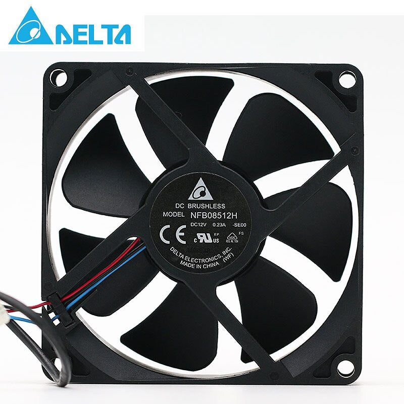 Delta NFB08512H 85x85x25mm 12V DC 0.23A Axial Cooling Fan