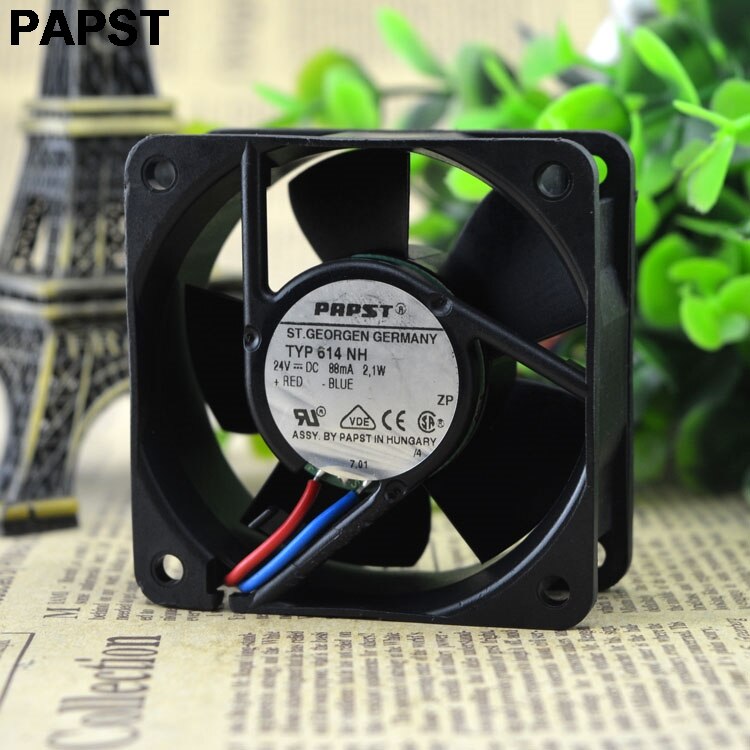 PAPST PAPST 60x60x25mm 24V DC Axial Cooling Fan