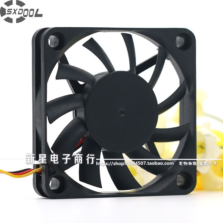Y.S.Tech FD126010LB 12V DC 60x60x10mm Brushless Cooling Fan