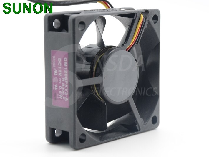 SUNON GM1206PKV3-A 60x60x20mm 12V DC Axial Cooling Fan