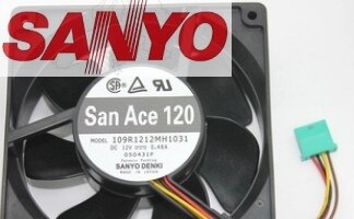 Sanyo Denki 109R1212MH1031 120x120x38mm 0.48A Axial Cooling Fan
