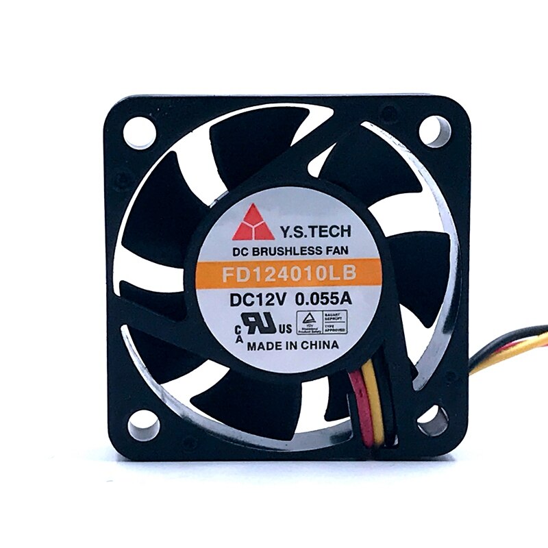 FD124010LB 40x40x10mm 12V DC 0.055A Axial Cooling Fan